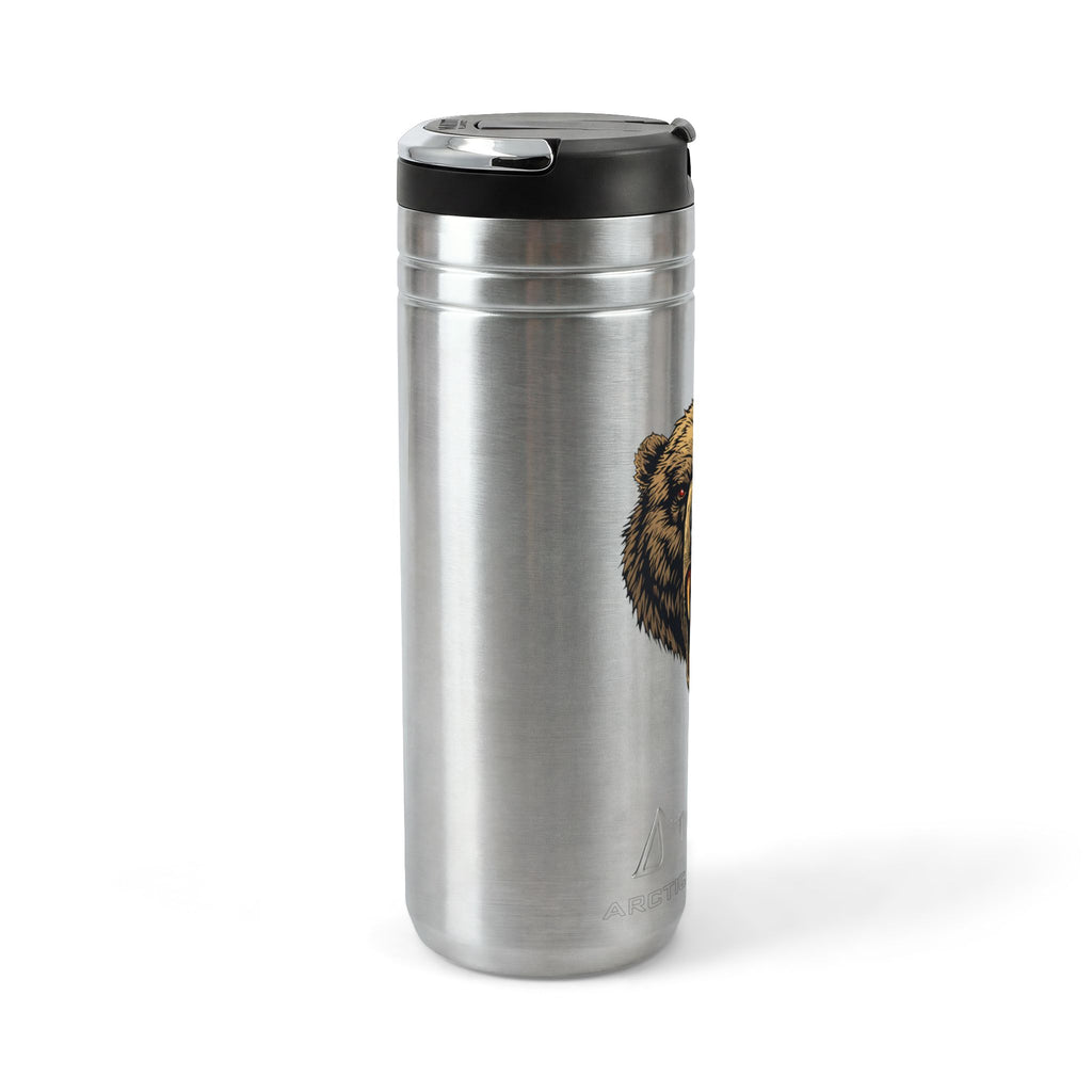 Roaring Bear 24oz Stainless Thermal Straw Tumbler