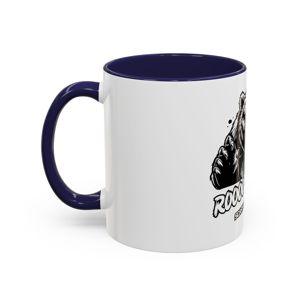 Roar Scary Bear Coffee Mug (11/15oz) – Accent Black Interior & Handle