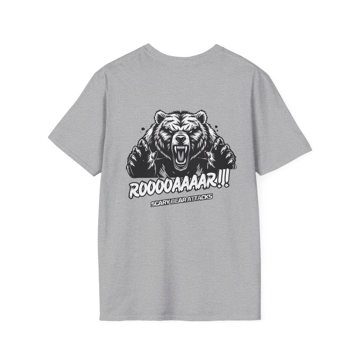 Roar Bear T-Shirt — Vintage Grizzly Graphic Tee ("ROOOOAAAR!!")