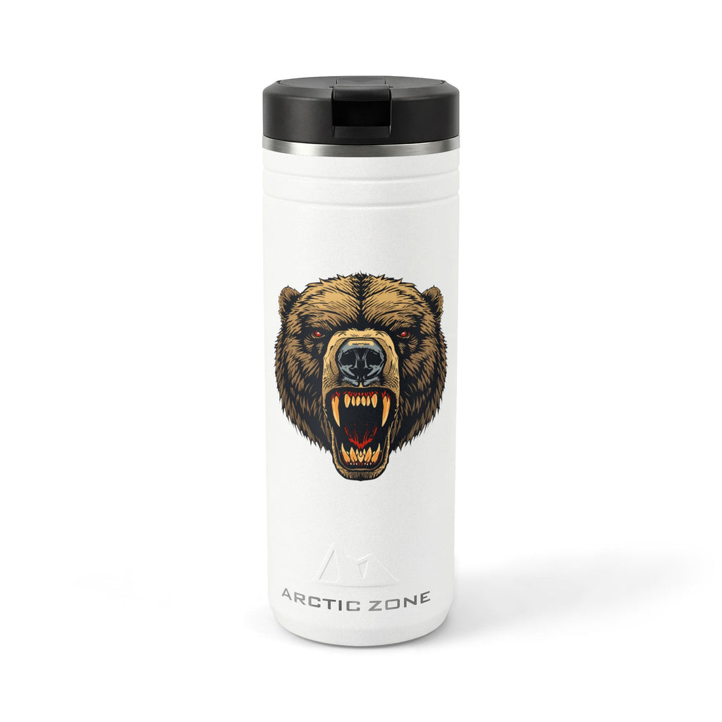 Roaring Bear 24oz Stainless Thermal Straw Tumbler
