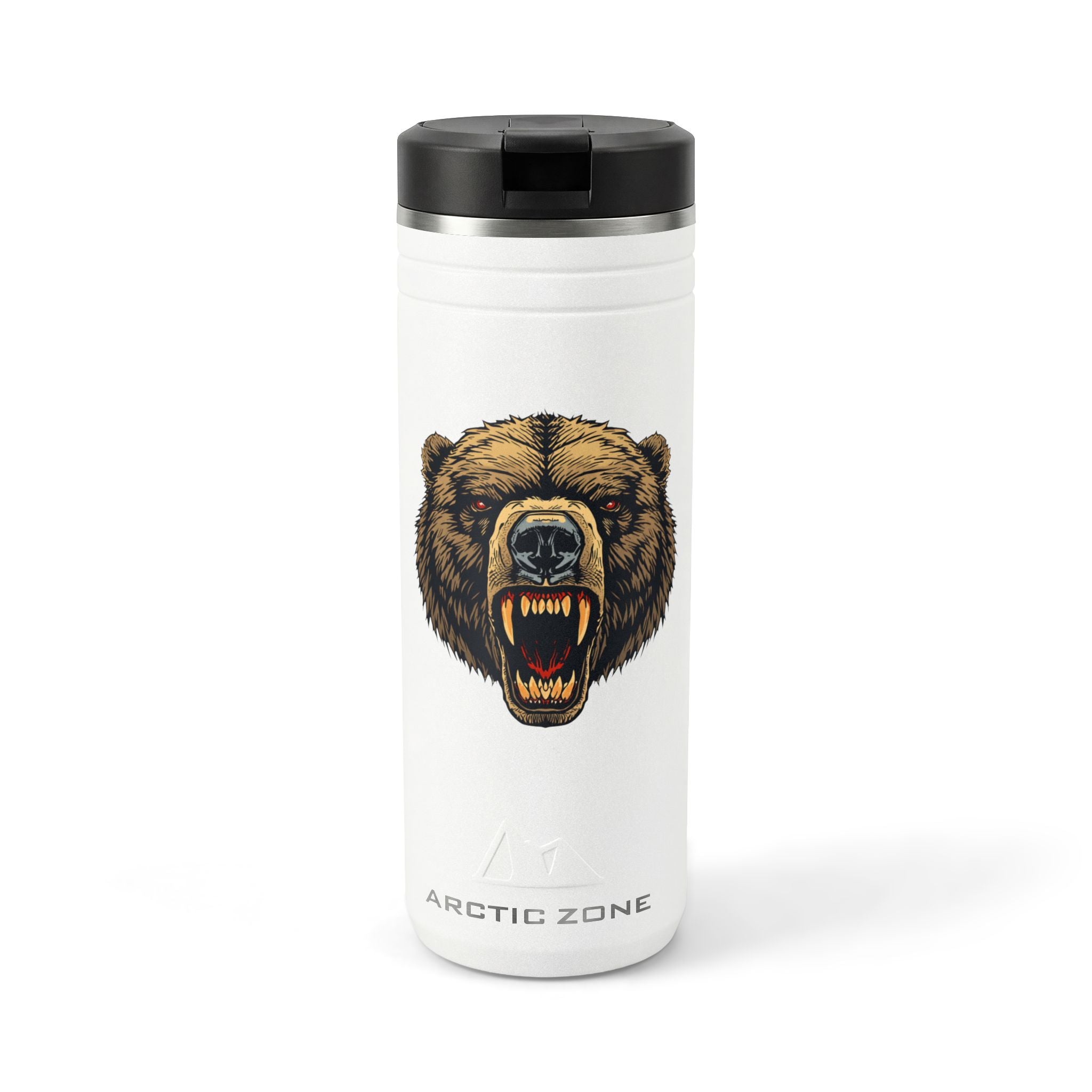 Roaring Bear 24oz Stainless Thermal Straw Tumbler