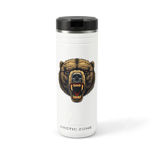 Roaring Bear 24oz Stainless Thermal Straw Tumbler