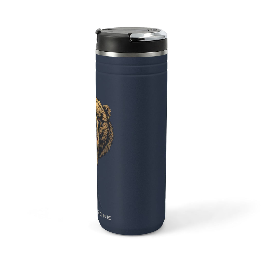 Roaring Bear 24oz Stainless Thermal Straw Tumbler