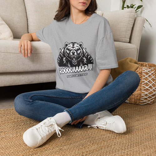 Roar Bear T-Shirt — Vintage Grizzly Graphic Tee ("ROOOOAAAR!!")