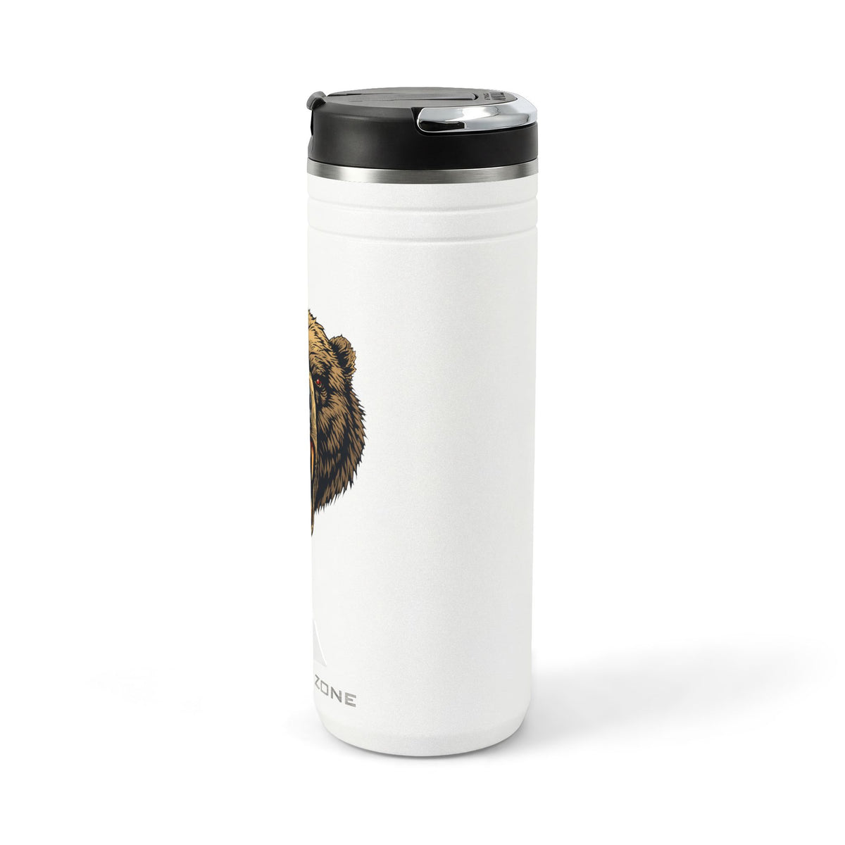Roaring Bear 24oz Stainless Thermal Straw Tumbler