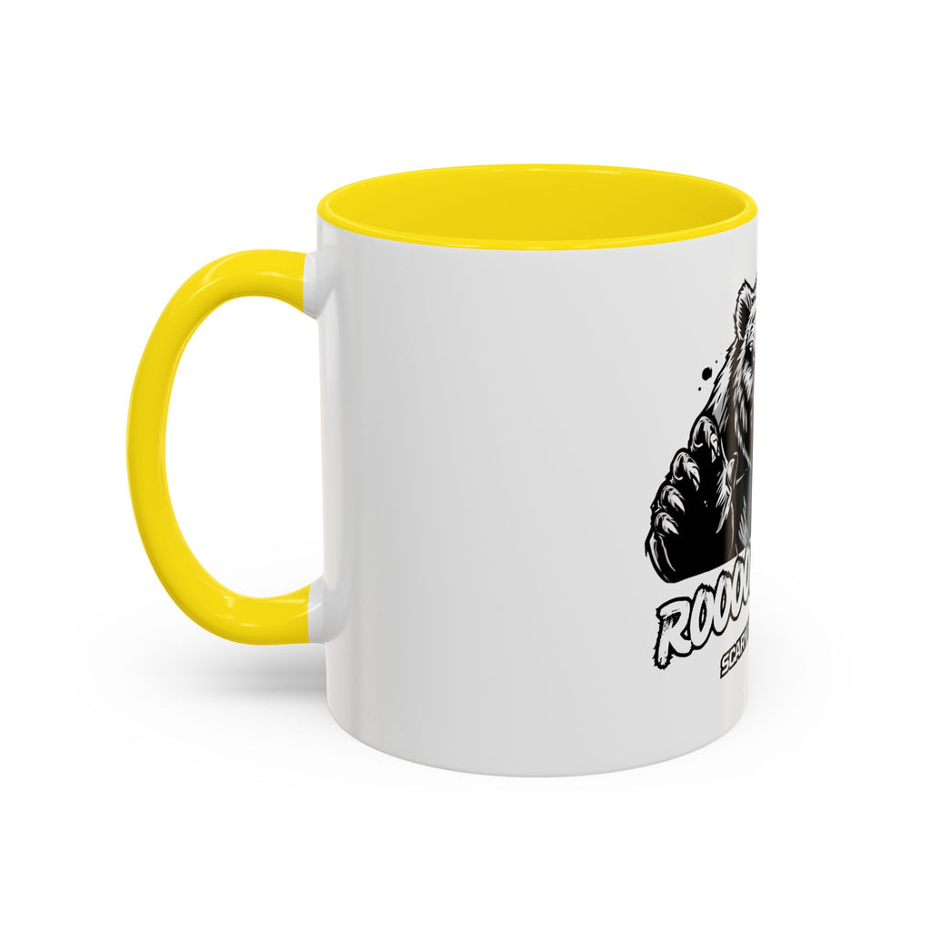 Roar Scary Bear Coffee Mug (11/15oz) – Accent Black Interior & Handle