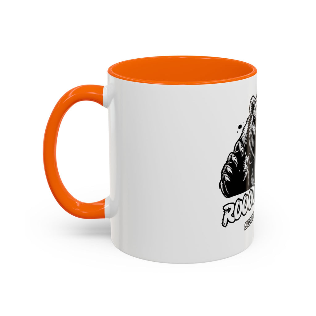 Roar Scary Bear Coffee Mug (11/15oz) – Accent Black Interior & Handle