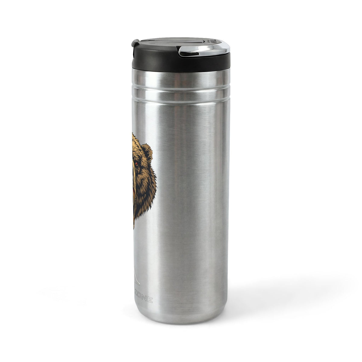 Roaring Bear 24oz Stainless Thermal Straw Tumbler