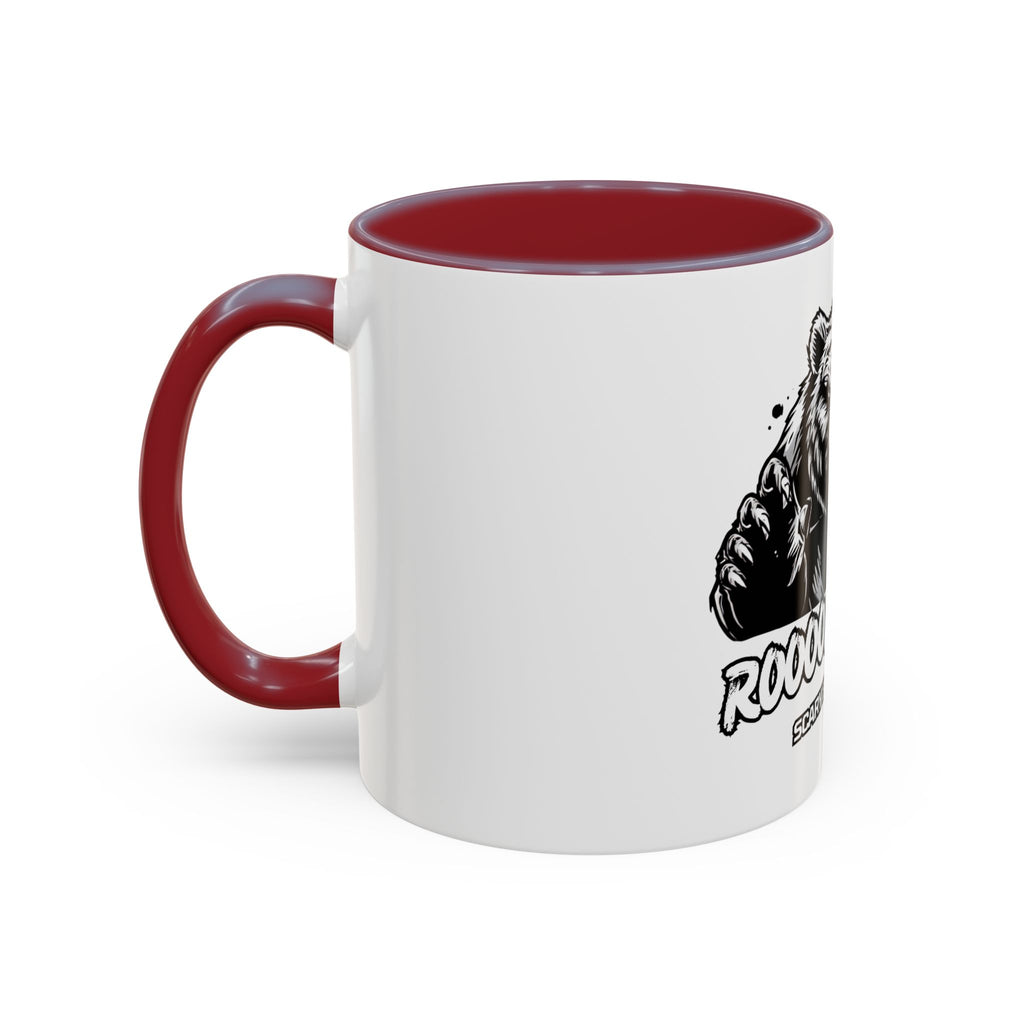 Roar Scary Bear Coffee Mug (11/15oz) – Accent Black Interior & Handle