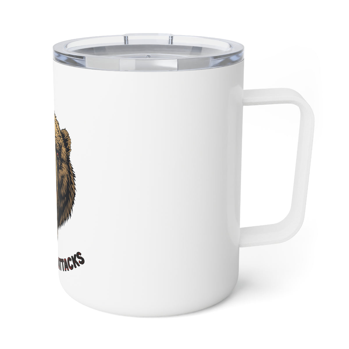 Scary Bear Attacks 10oz Insulated Coffee Mug