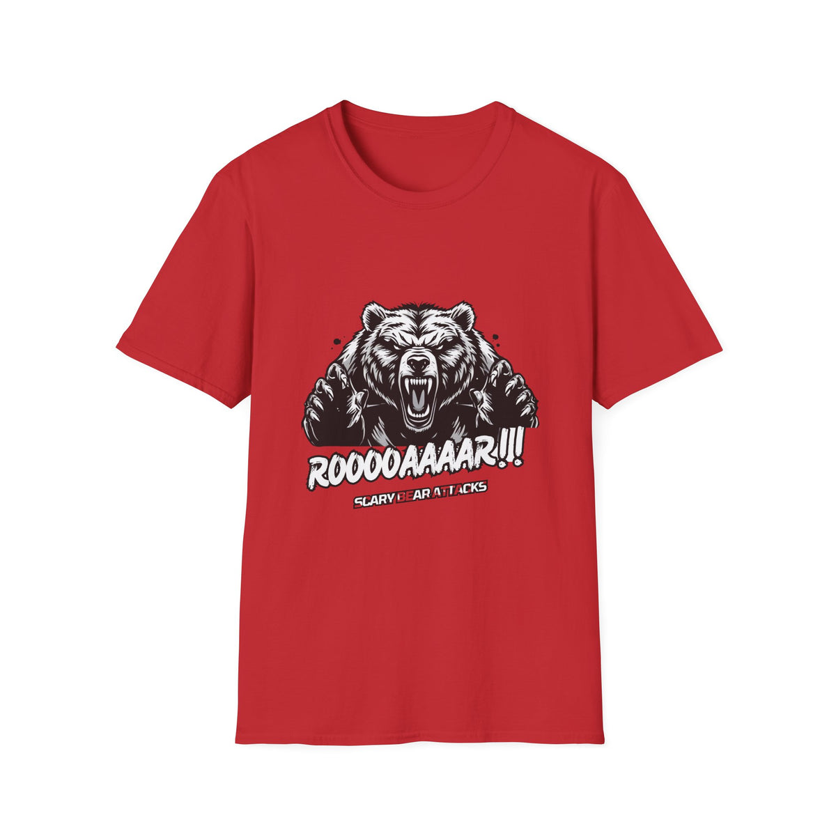 Roar Bear T-Shirt — Vintage Grizzly Graphic Tee ("ROOOOAAAR!!")