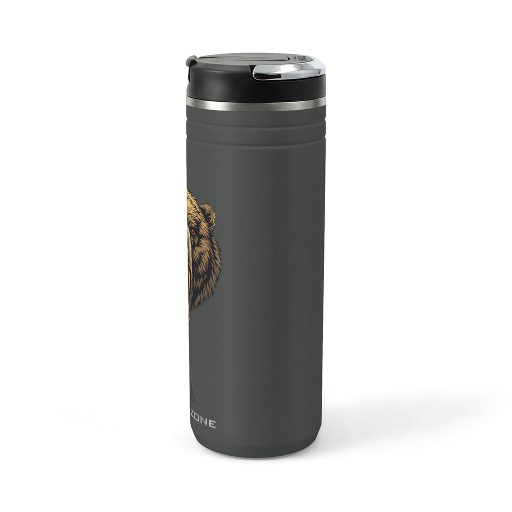 Roaring Bear 24oz Stainless Thermal Straw Tumbler
