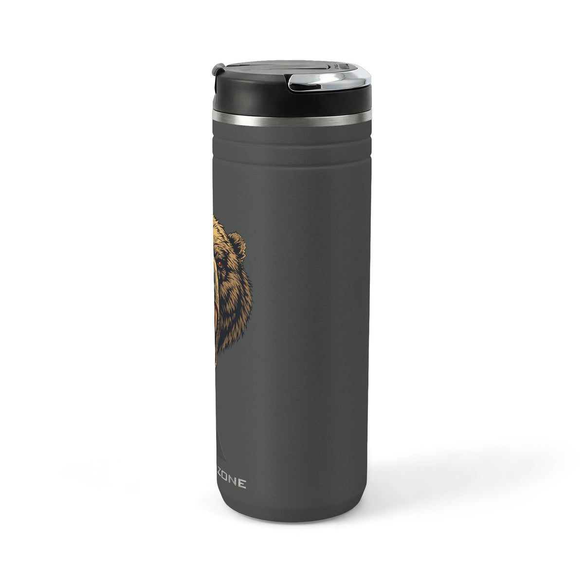 Roaring Bear 24oz Stainless Thermal Straw Tumbler
