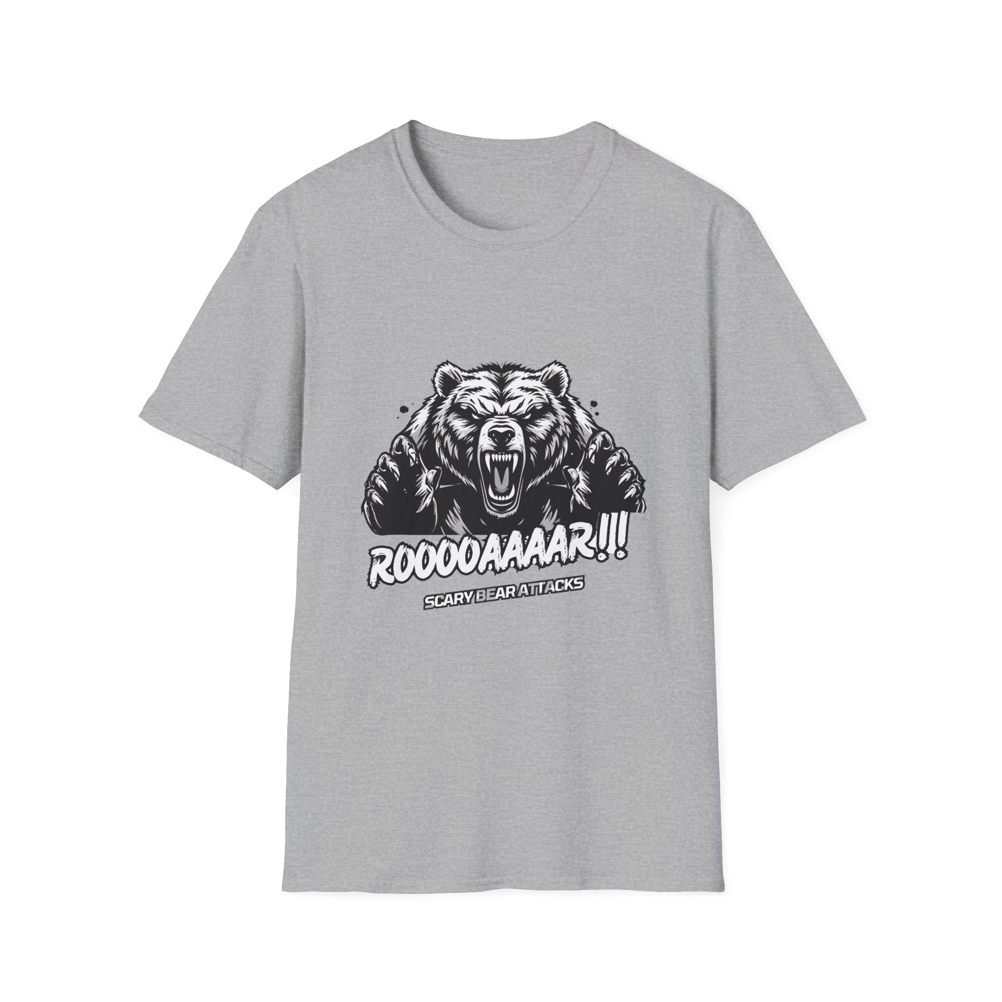 Roar Bear T-Shirt — Vintage Grizzly Graphic Tee ("ROOOOAAAR!!")