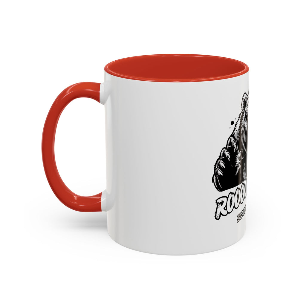 Roar Scary Bear Coffee Mug (11/15oz) – Accent Black Interior & Handle