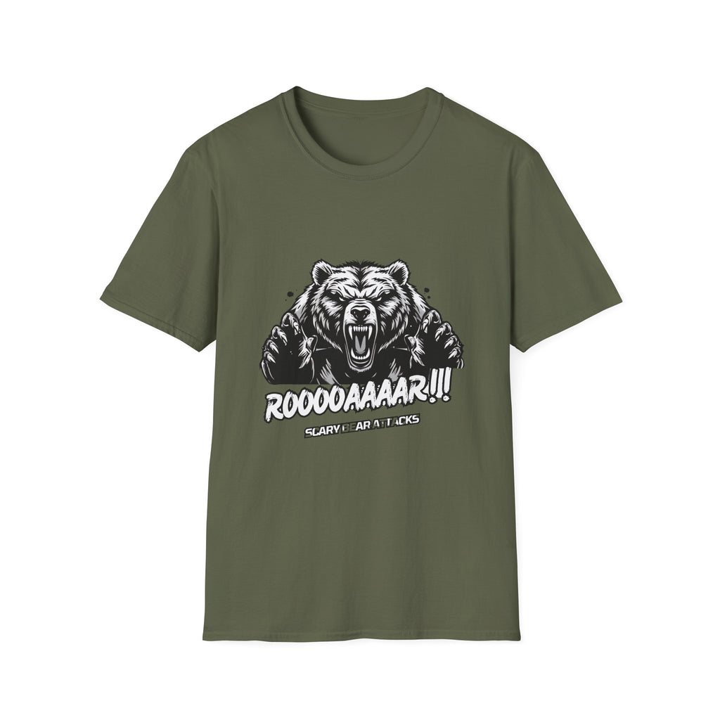 Roar Bear T-Shirt — Vintage Grizzly Graphic Tee ("ROOOOAAAR!!")