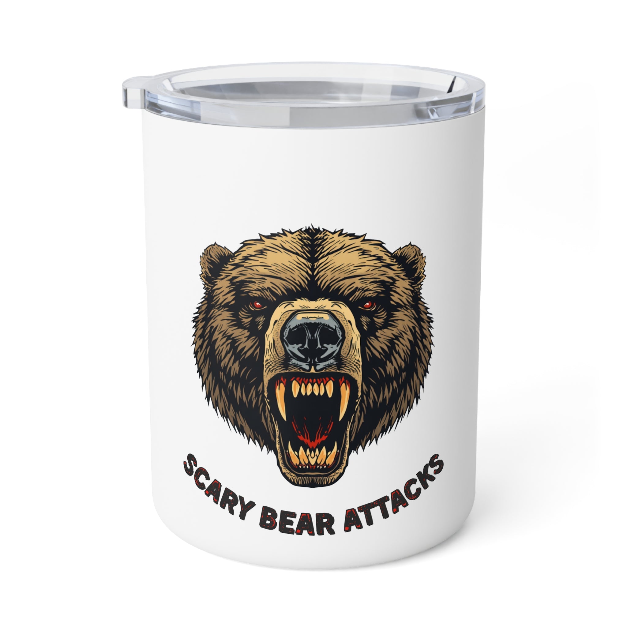 Scary Bear Attacks 10oz Insulated Coffee Mug